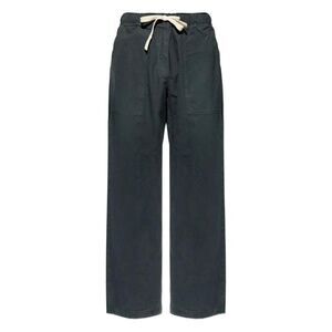 PALM ANGELS Wide Leg Drawstring Trousers Men BLACK Pants